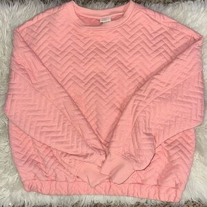 A new day crew neck pink sweater